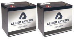 12V Lithium Golf Cart Batteries, Pack of 2 (24V) golfcartforsale