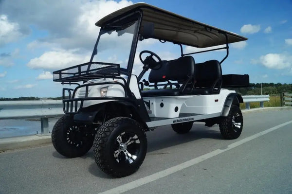 MotoEV Electro Neighborhood Buddy 4 Passenger Utility Highriser Street Legal Golf Cart golfcartforsale