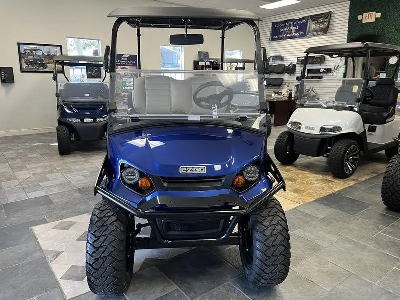 2023 E-Z-GO Express™ S4 ELiTE™ Lithium Electric Blue golfcartforsale