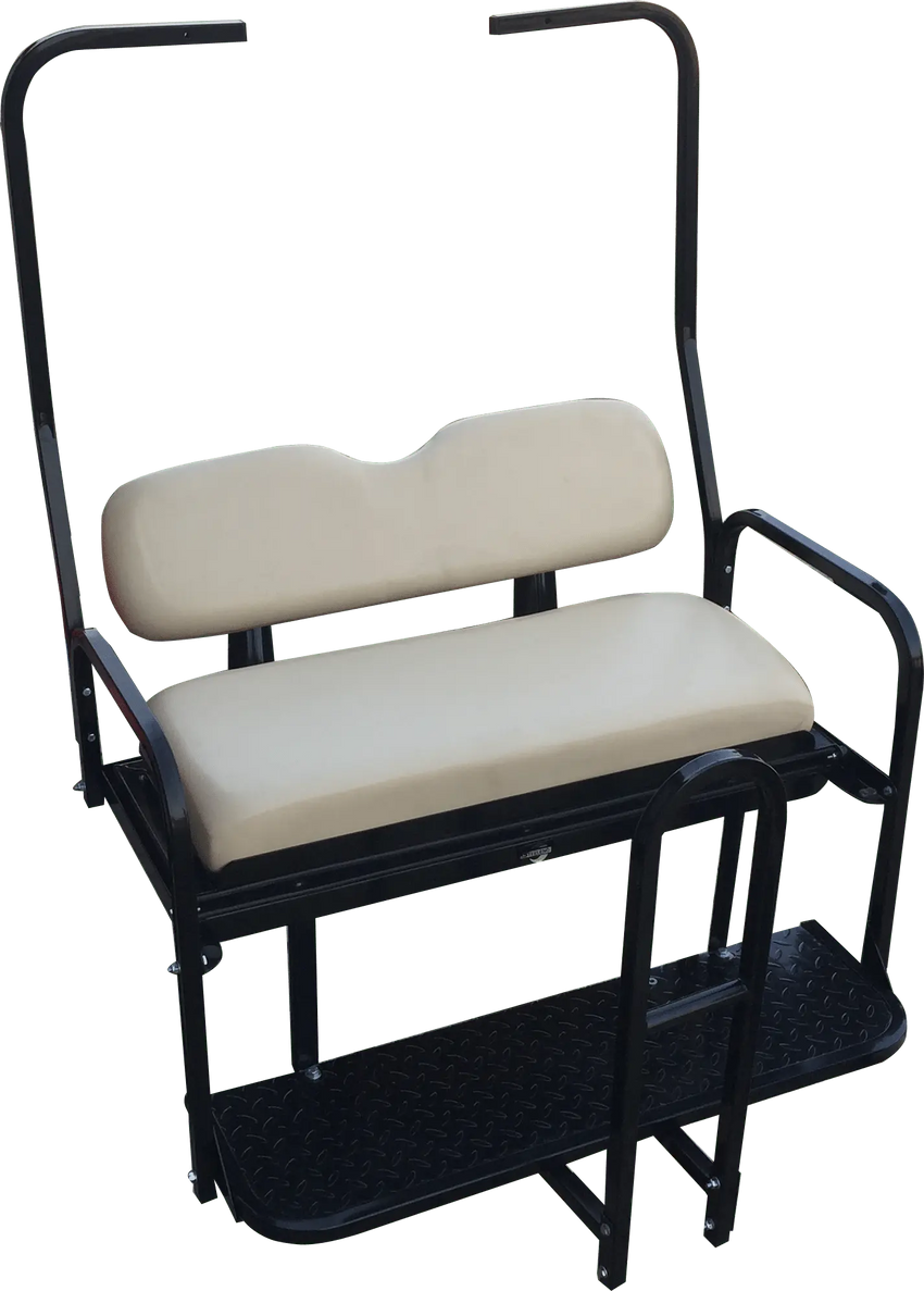 Golf Cart Rear Flip Seat Kit Club Car DS BUFF (OEM Seat Color) | SGC NOMAD golfcartforsale