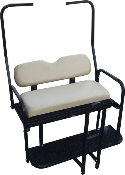 Golf Cart Rear Flip Seat Kit Club Car DS BUFF (OEM Seat Color) | SGC NOMAD golfcartforsale