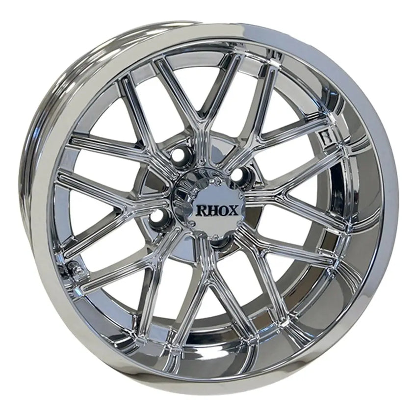 14″ RX281 Chrome Golf Cart Wheel – RHOX® golfcartforsale