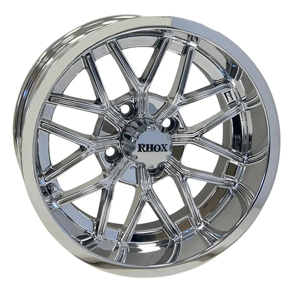 14″ RX281 Chrome Golf Cart Wheel – RHOX® golfcartforsale