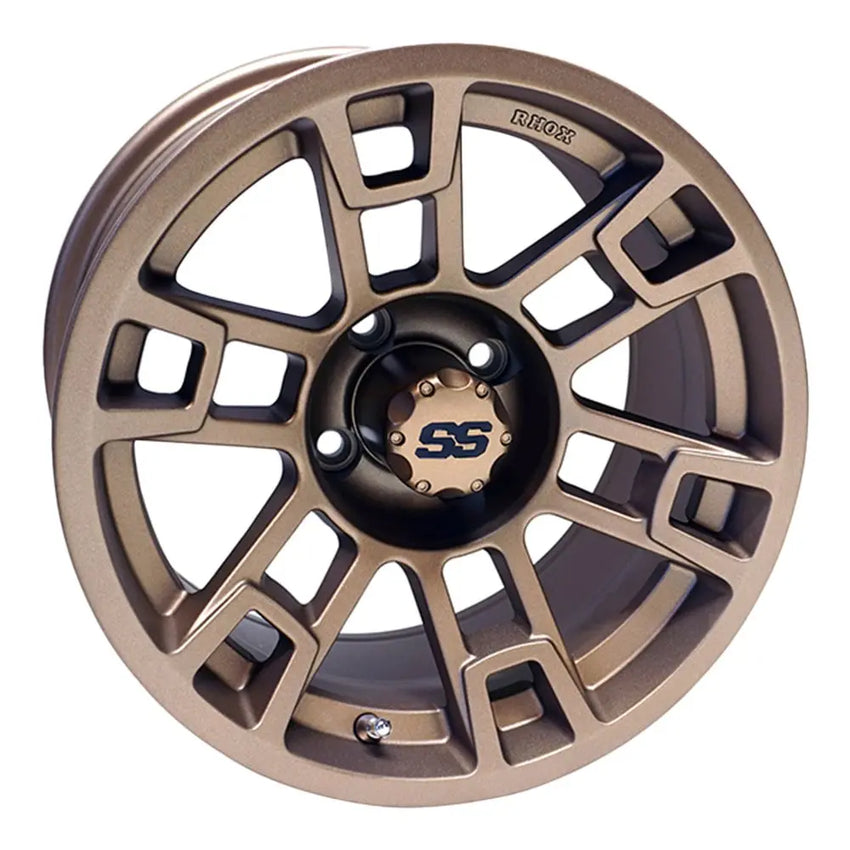 14″ RX391 Halcyon Matte Bronze Golf Cart Wheel – RHOX® golfcartforsale