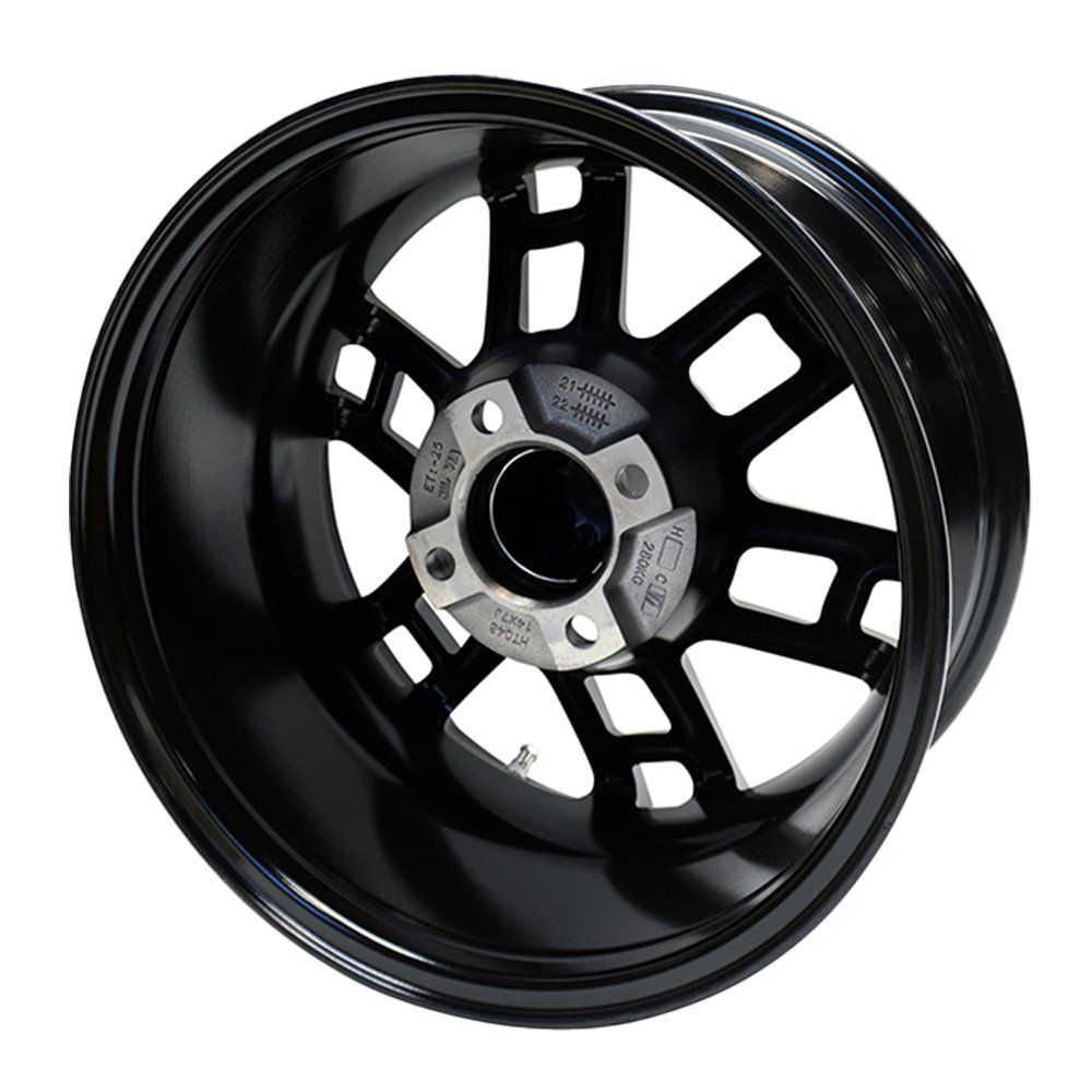 14″ RX391 Matte Black Golf Cart Wheel – RHOX®